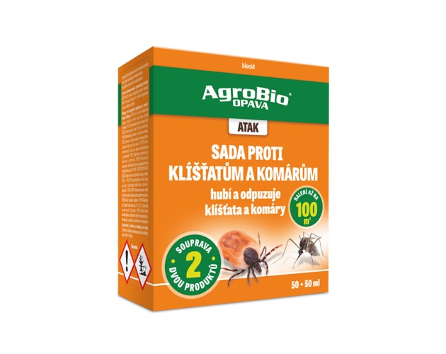 ATAK - Sada proti klíšťatům 50+50 ml